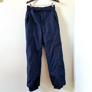 Columbia navy blue snow/ski pants women’s large EUC